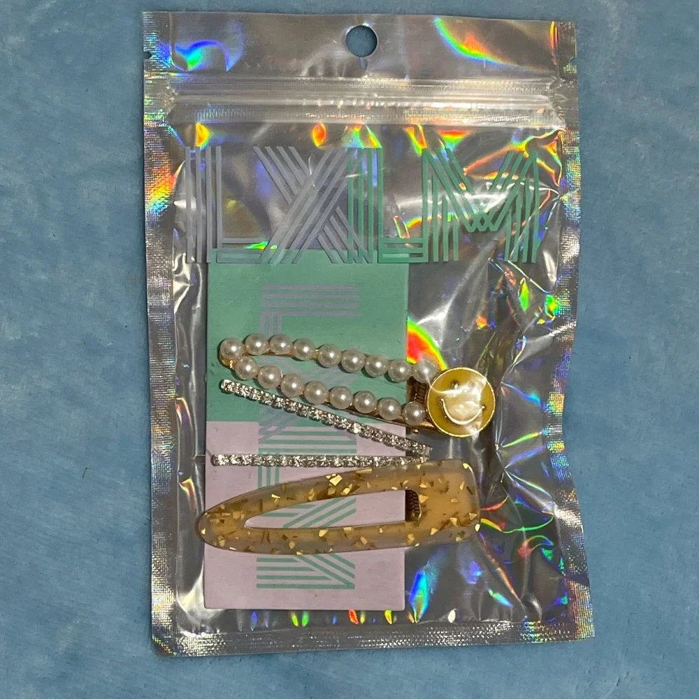 Happy Days Barrettes set of 4, from Locks & Mane